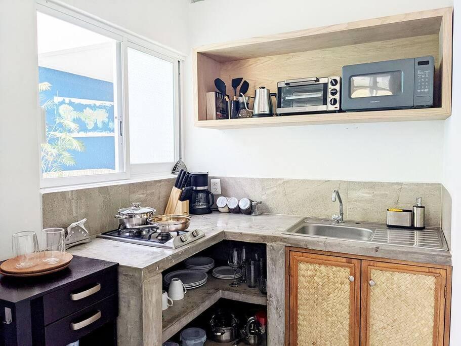 Studio -Sand At Mikasa- Fast Internet, King Bed, Pool, Near Beach, Ac 埃斯孔迪多港 外观 照片